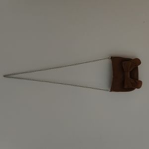 Crossbody suede bag